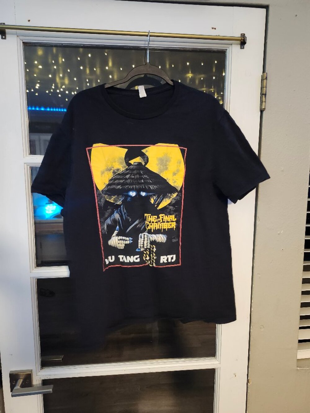 Wu-Tang-Clan X RTJ Concert/Tour Tee "The Final Chamber" Black Men's Size XL 2025